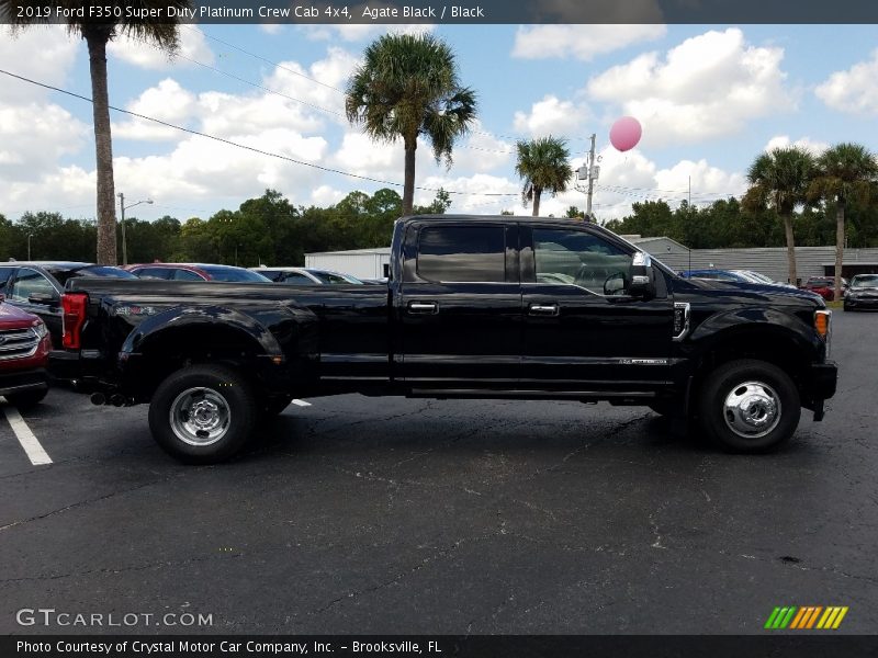 Agate Black / Black 2019 Ford F350 Super Duty Platinum Crew Cab 4x4