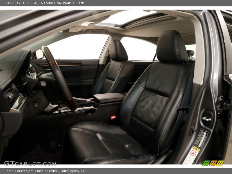 Nebula Gray Pearl / Black 2013 Lexus ES 350