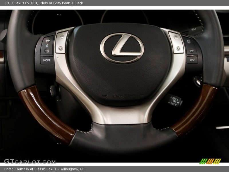 Nebula Gray Pearl / Black 2013 Lexus ES 350