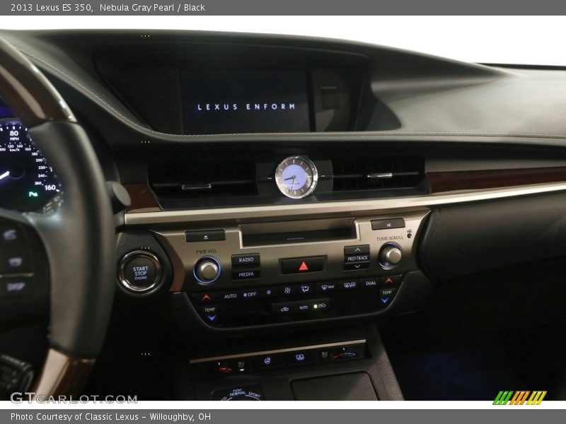 Nebula Gray Pearl / Black 2013 Lexus ES 350