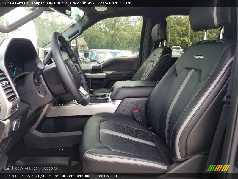  2019 F350 Super Duty Platinum Crew Cab 4x4 Black Interior