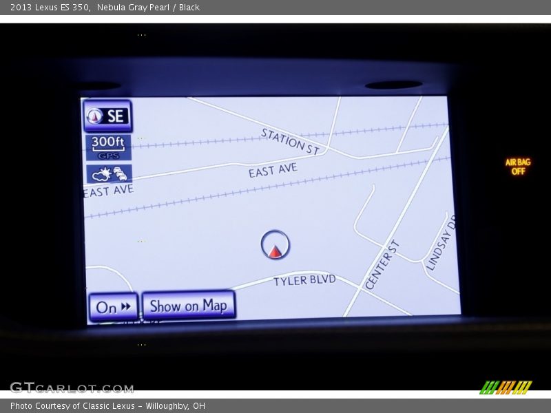 Nebula Gray Pearl / Black 2013 Lexus ES 350