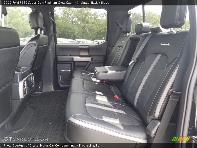 Rear Seat of 2019 F350 Super Duty Platinum Crew Cab 4x4