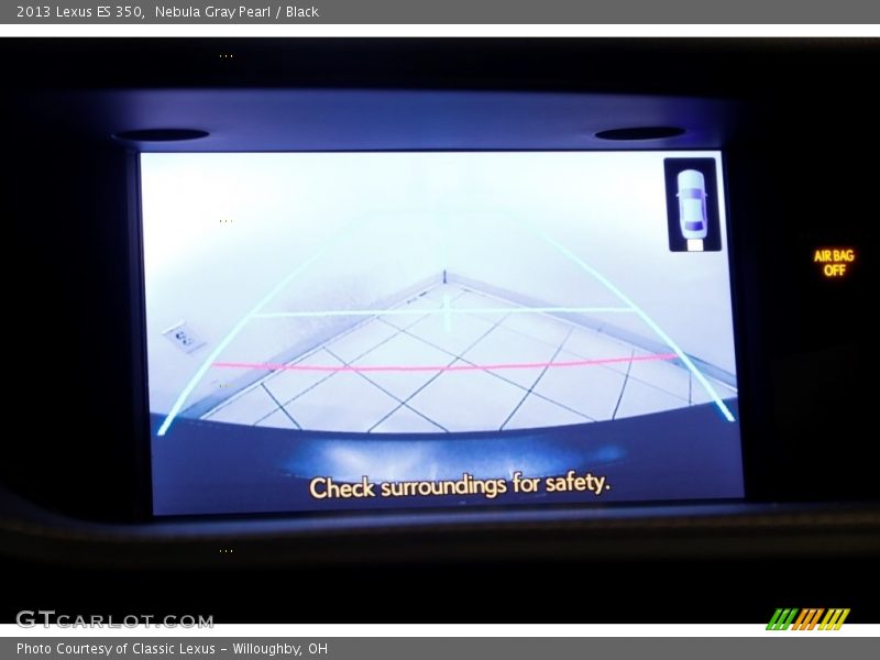 Nebula Gray Pearl / Black 2013 Lexus ES 350