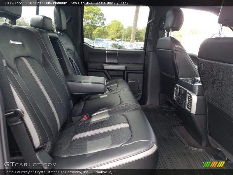 Rear Seat of 2019 F350 Super Duty Platinum Crew Cab 4x4