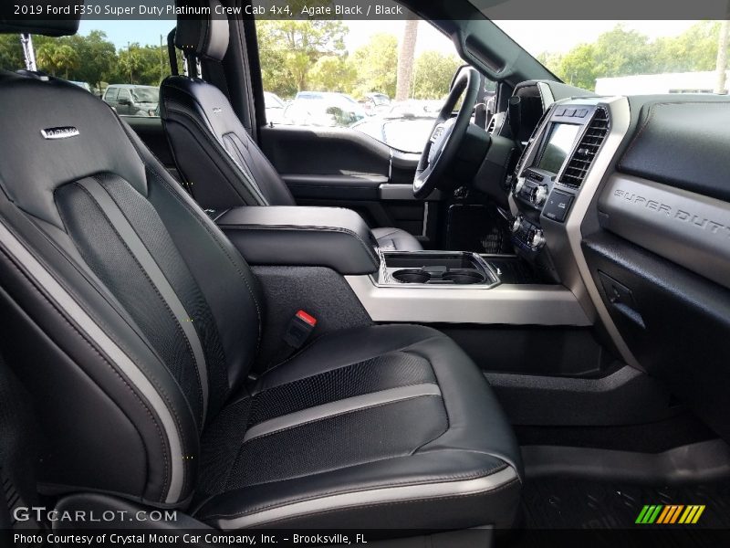 Agate Black / Black 2019 Ford F350 Super Duty Platinum Crew Cab 4x4