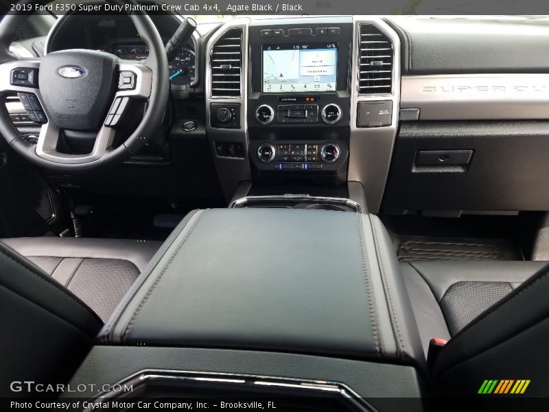 Dashboard of 2019 F350 Super Duty Platinum Crew Cab 4x4