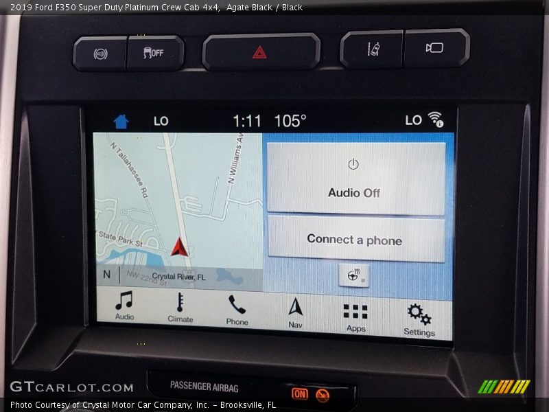 Agate Black / Black 2019 Ford F350 Super Duty Platinum Crew Cab 4x4