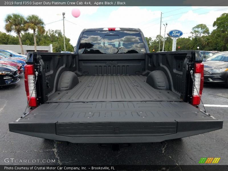 Agate Black / Black 2019 Ford F350 Super Duty Platinum Crew Cab 4x4