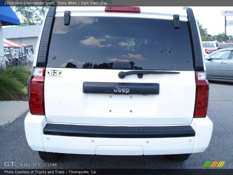 Stone White / Dark Slate Gray 2008 Jeep Commander Sport