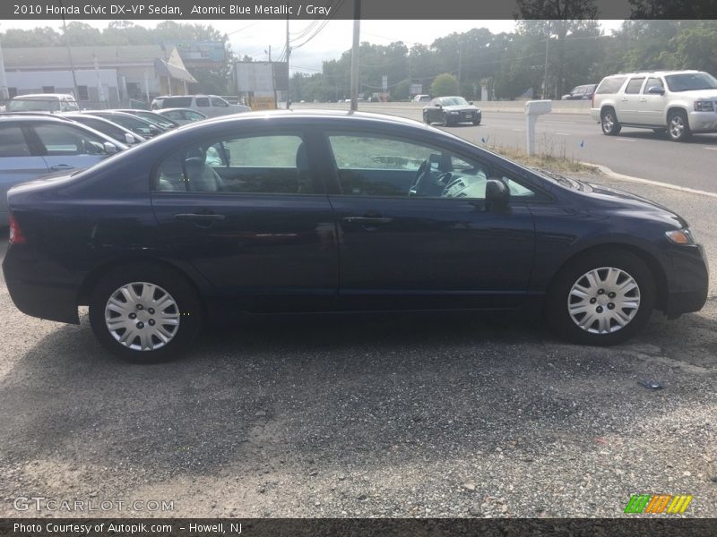 Atomic Blue Metallic / Gray 2010 Honda Civic DX-VP Sedan
