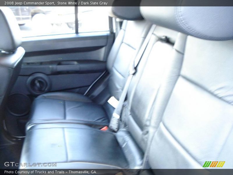 Stone White / Dark Slate Gray 2008 Jeep Commander Sport