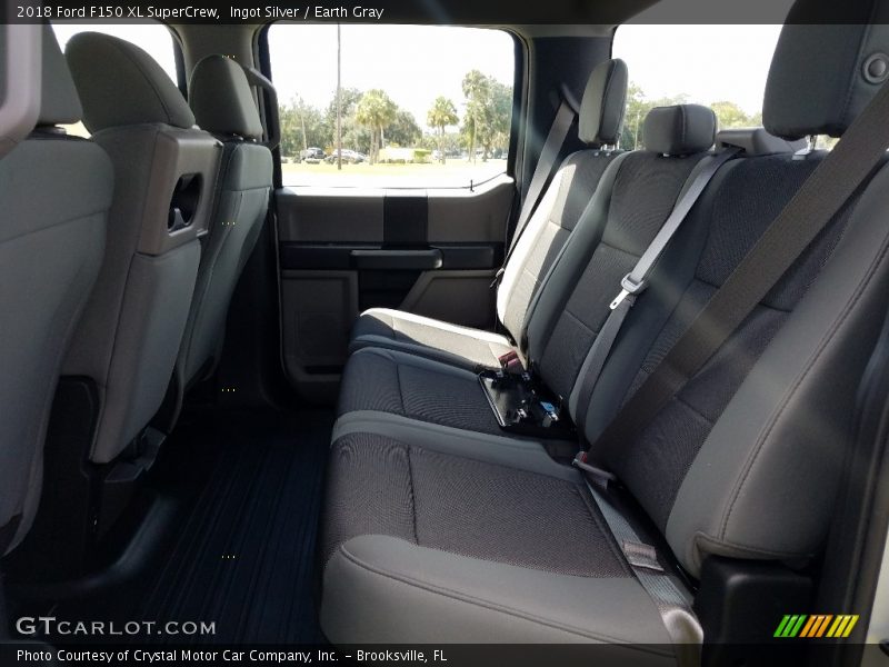 Ingot Silver / Earth Gray 2018 Ford F150 XL SuperCrew