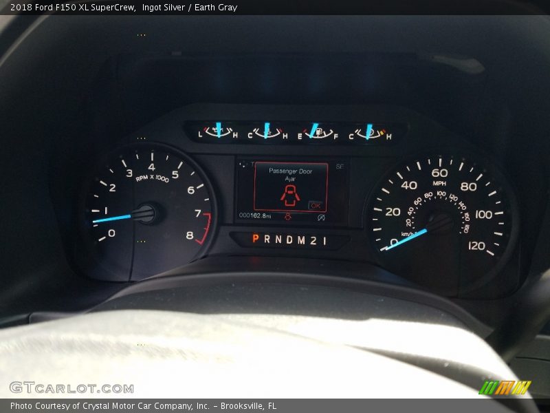 Ingot Silver / Earth Gray 2018 Ford F150 XL SuperCrew