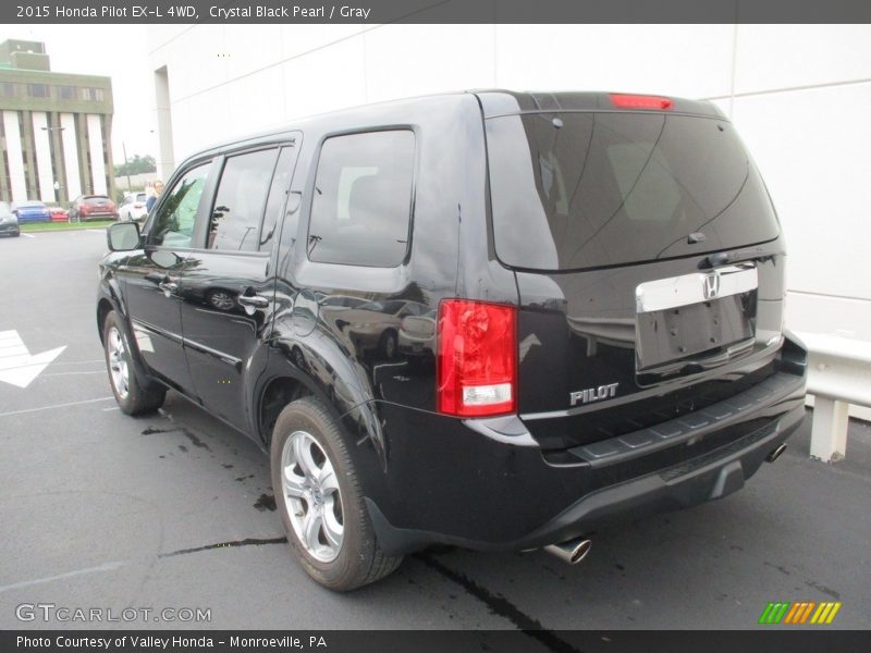 Crystal Black Pearl / Gray 2015 Honda Pilot EX-L 4WD