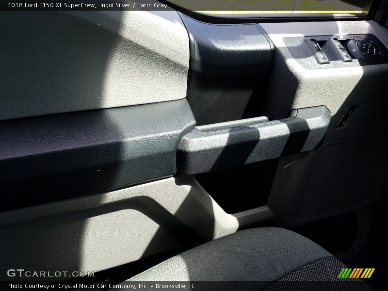Ingot Silver / Earth Gray 2018 Ford F150 XL SuperCrew