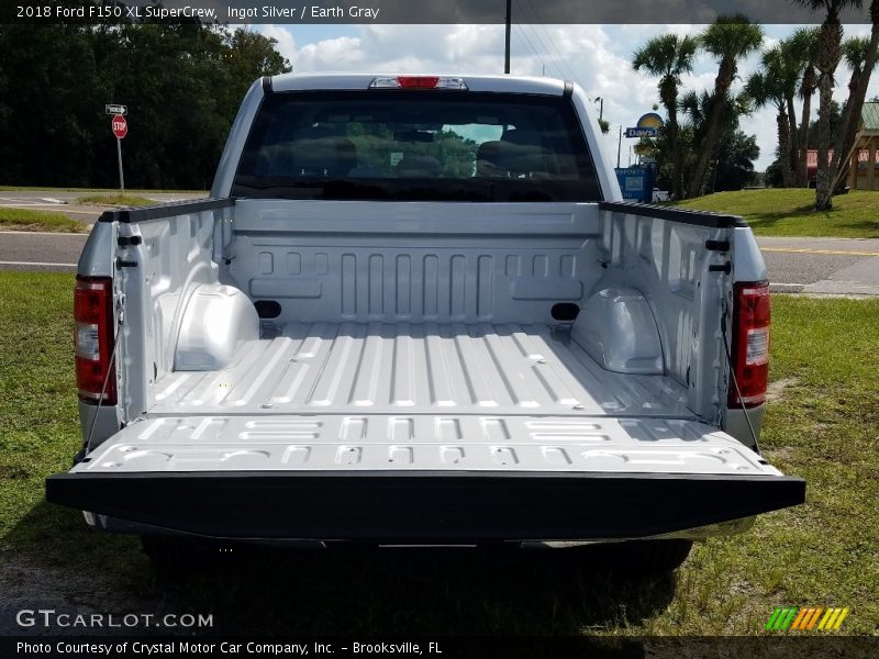Ingot Silver / Earth Gray 2018 Ford F150 XL SuperCrew