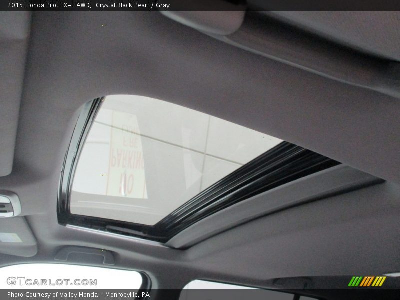 Crystal Black Pearl / Gray 2015 Honda Pilot EX-L 4WD