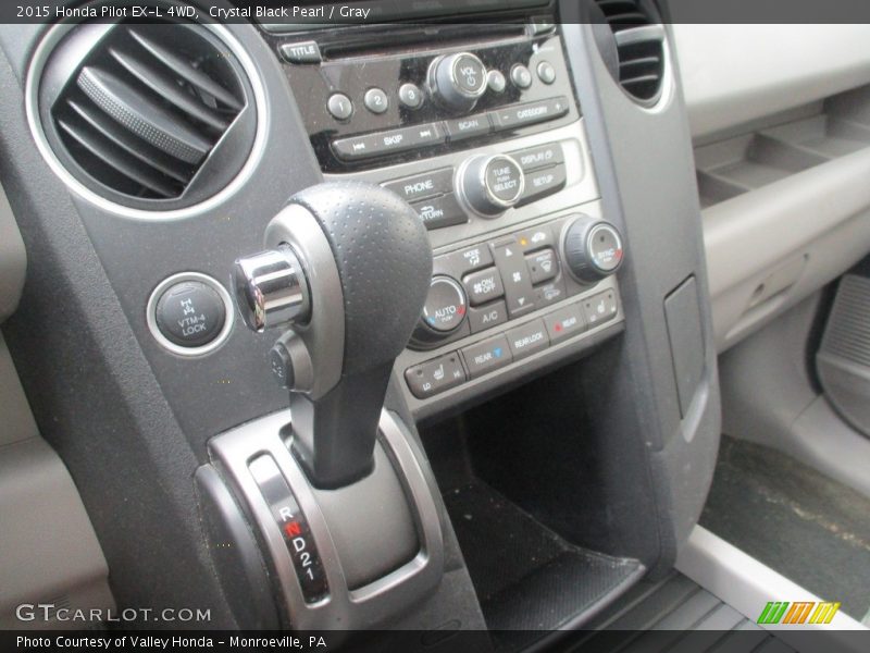 Crystal Black Pearl / Gray 2015 Honda Pilot EX-L 4WD