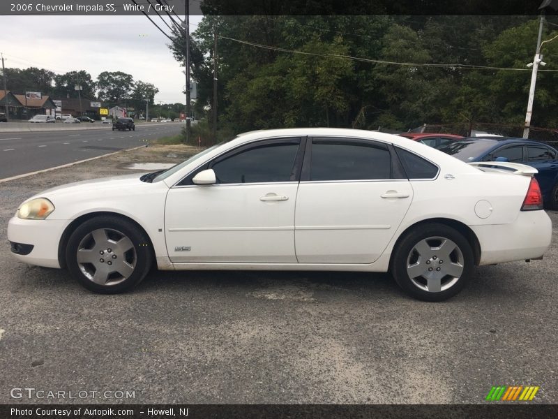 White / Gray 2006 Chevrolet Impala SS