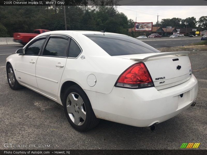 White / Gray 2006 Chevrolet Impala SS