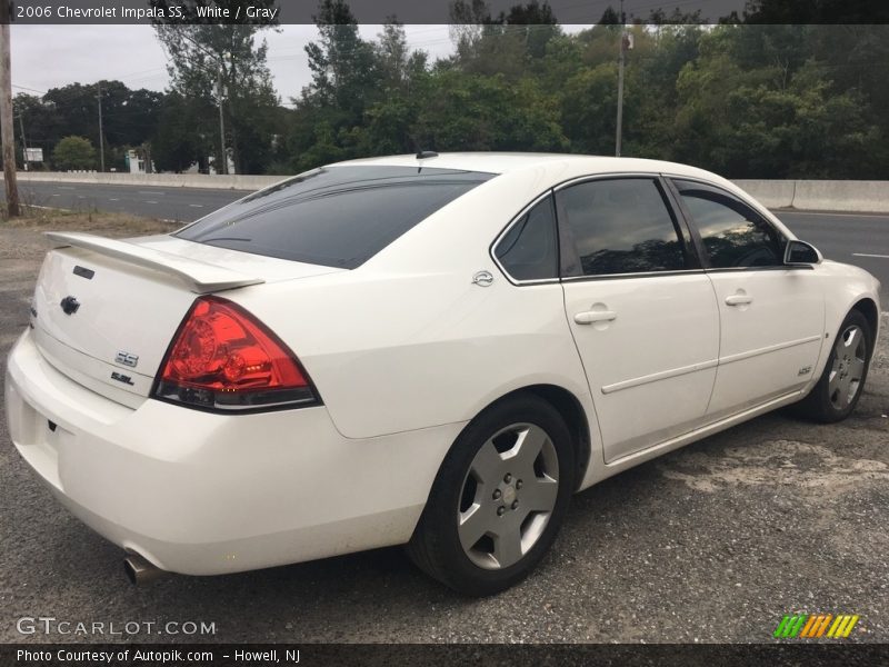 White / Gray 2006 Chevrolet Impala SS