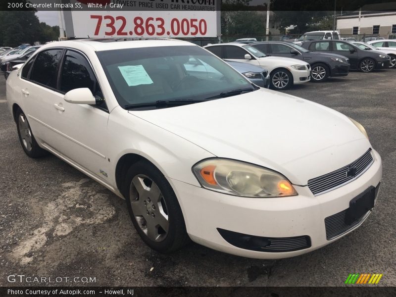 White / Gray 2006 Chevrolet Impala SS
