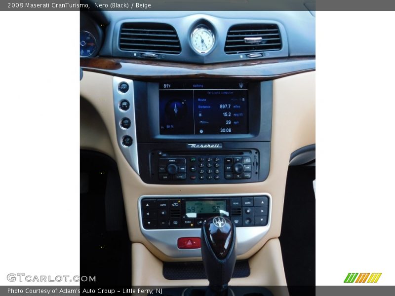 Nero (Black) / Beige 2008 Maserati GranTurismo
