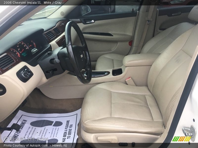 White / Gray 2006 Chevrolet Impala SS