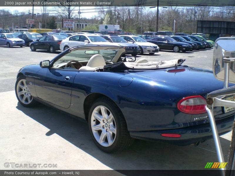 Sapphire Metallic / Oatmeal 2000 Jaguar XK XK8 Convertible