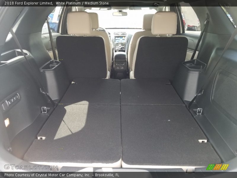 White Platinum / Medium Stone 2018 Ford Explorer Limited