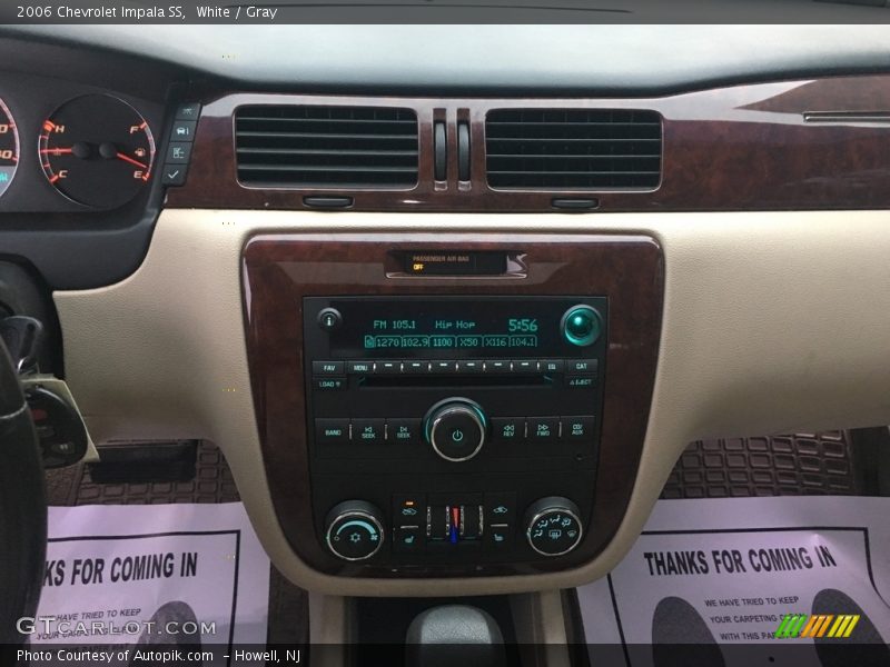 White / Gray 2006 Chevrolet Impala SS