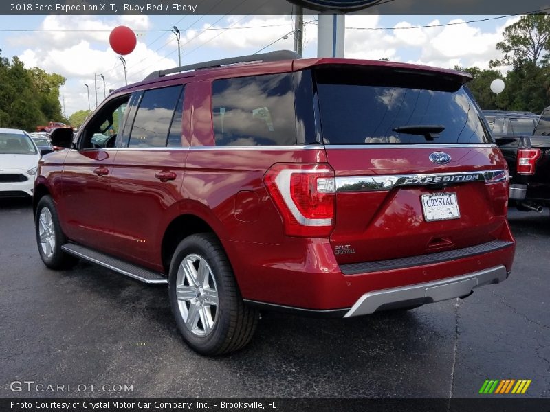 Ruby Red / Ebony 2018 Ford Expedition XLT