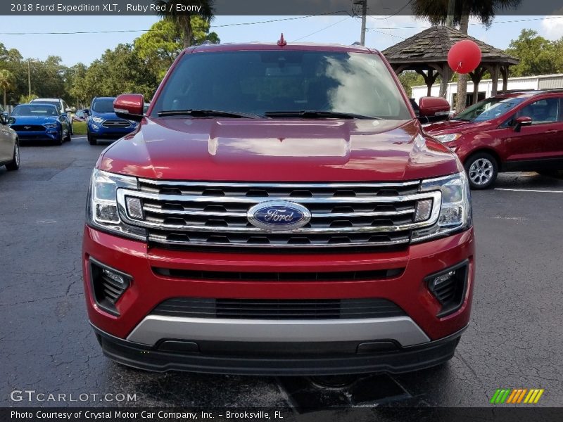 Ruby Red / Ebony 2018 Ford Expedition XLT