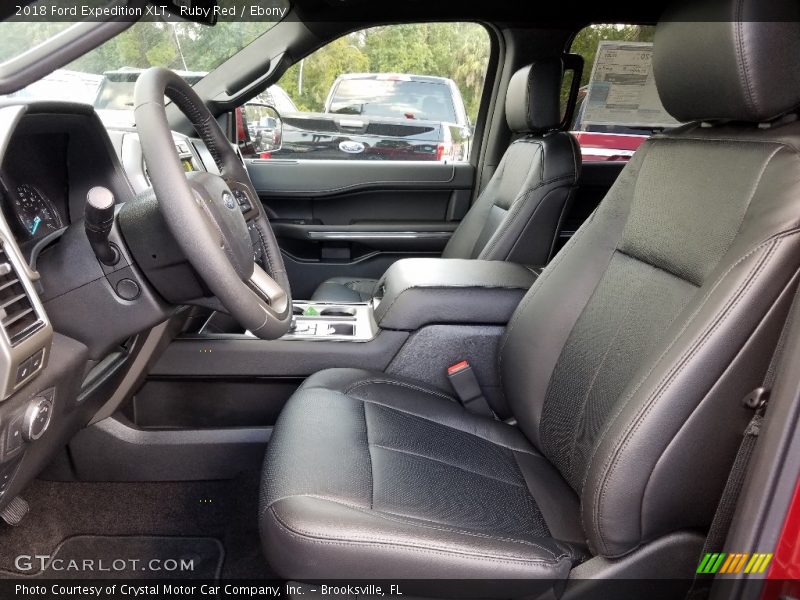  2018 Expedition XLT Ebony Interior