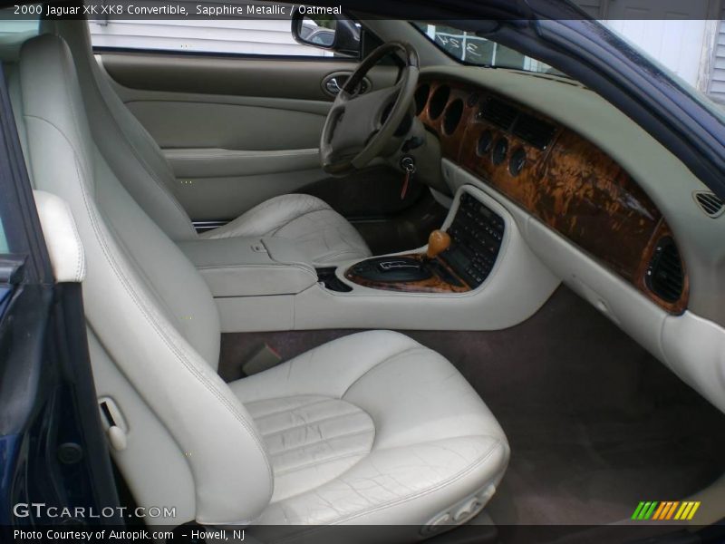 Sapphire Metallic / Oatmeal 2000 Jaguar XK XK8 Convertible