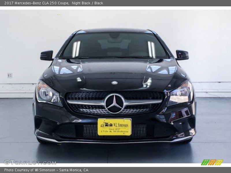 Night Black / Black 2017 Mercedes-Benz CLA 250 Coupe