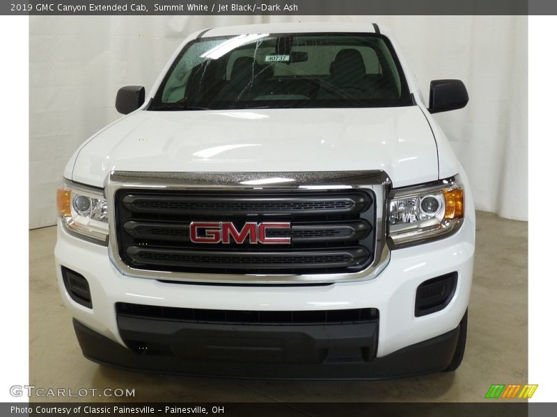 Summit White / Jet Black/­Dark Ash 2019 GMC Canyon Extended Cab