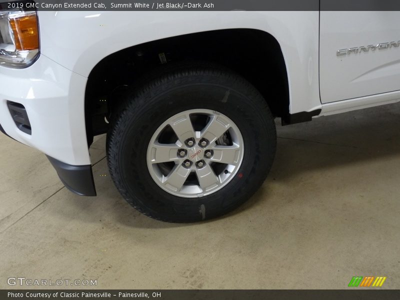 Summit White / Jet Black/­Dark Ash 2019 GMC Canyon Extended Cab