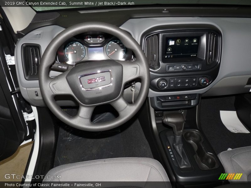 Summit White / Jet Black/­Dark Ash 2019 GMC Canyon Extended Cab