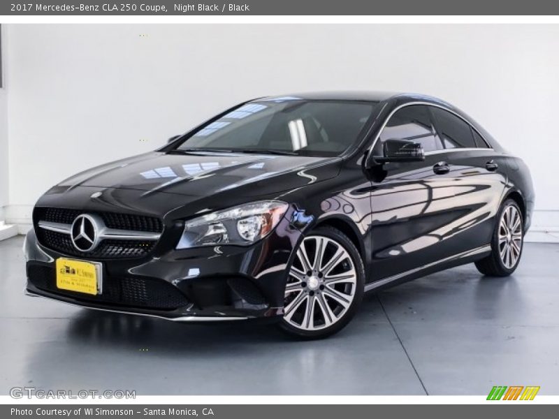 Night Black / Black 2017 Mercedes-Benz CLA 250 Coupe