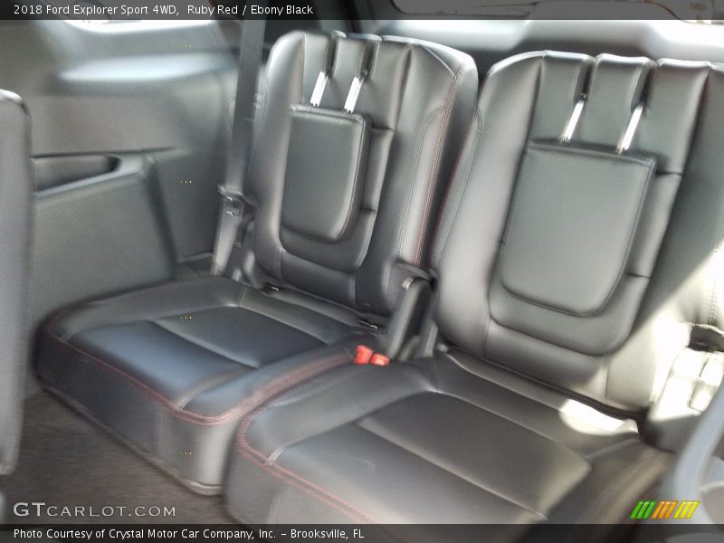 Ruby Red / Ebony Black 2018 Ford Explorer Sport 4WD