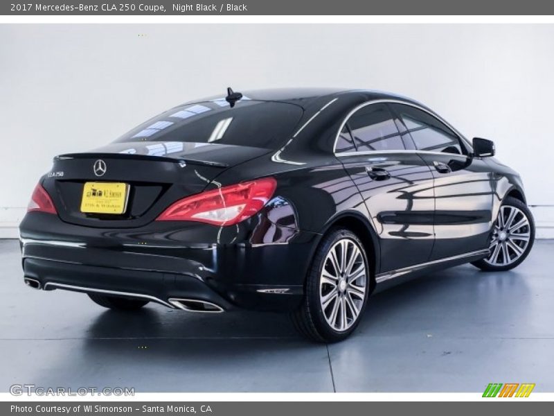 Night Black / Black 2017 Mercedes-Benz CLA 250 Coupe