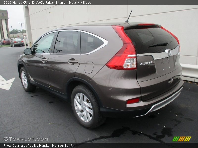 Urban Titanium Metallic / Black 2016 Honda CR-V EX AWD
