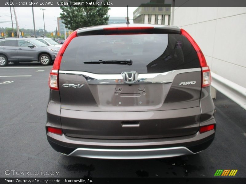 Urban Titanium Metallic / Black 2016 Honda CR-V EX AWD