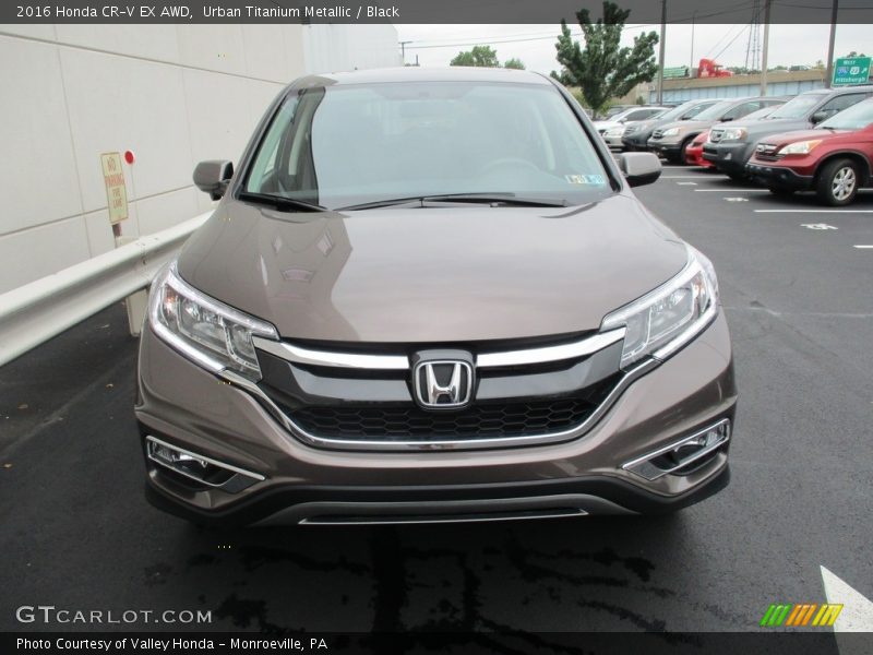 Urban Titanium Metallic / Black 2016 Honda CR-V EX AWD