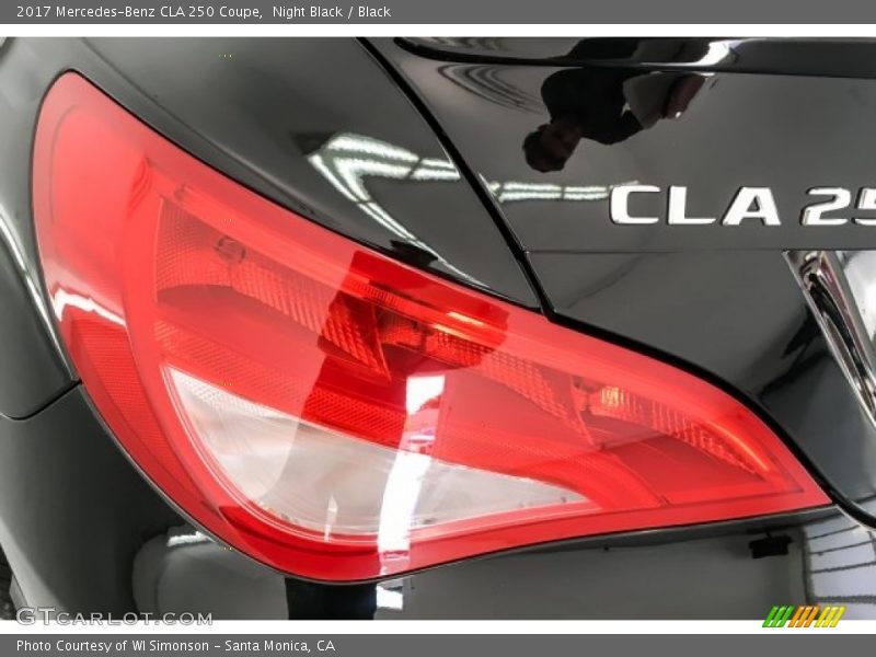 Night Black / Black 2017 Mercedes-Benz CLA 250 Coupe