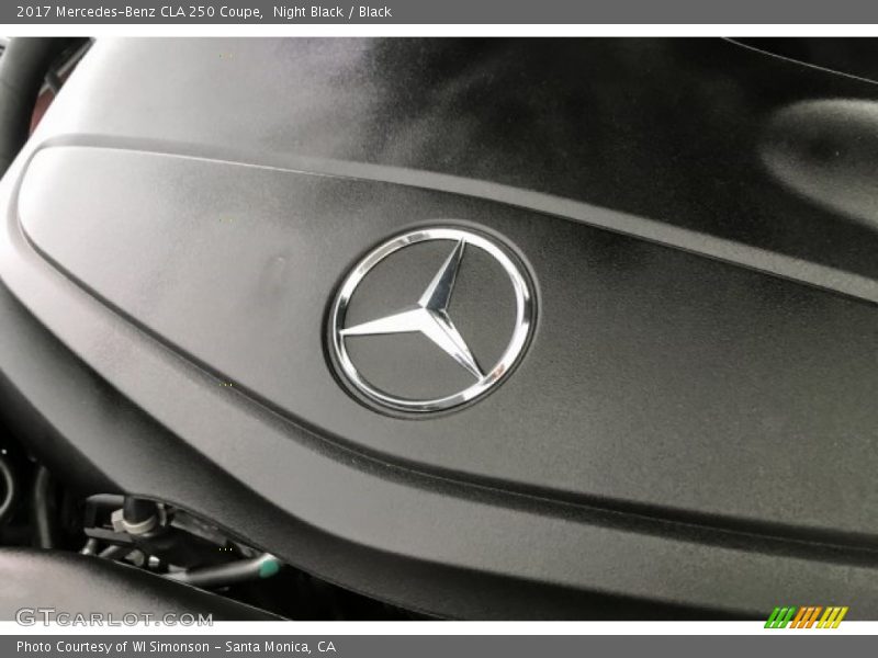 Night Black / Black 2017 Mercedes-Benz CLA 250 Coupe