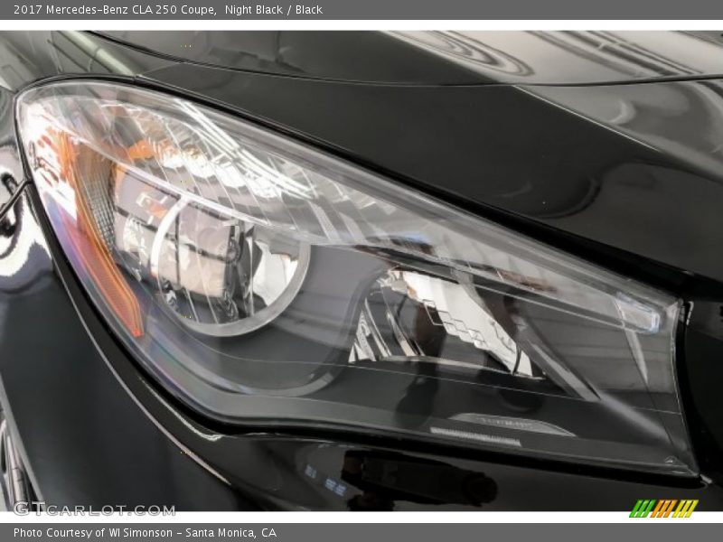 Night Black / Black 2017 Mercedes-Benz CLA 250 Coupe