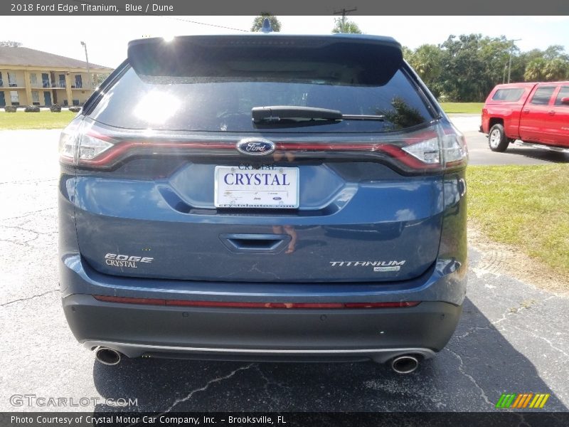 Blue / Dune 2018 Ford Edge Titanium